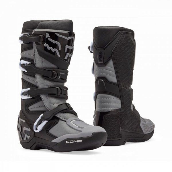 BUTY MOTOCYKLOWE JUNIOR FOX COMP CORE BLACK GREY Y4
