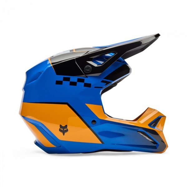 KASK MOTOCYKLOWY FOX V1 COLLECT BLUE L