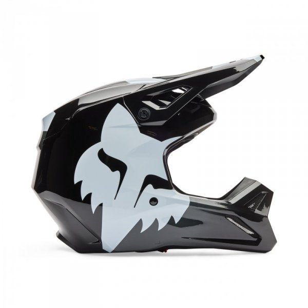 KASK MOTOCYKLOWY FOX V1 SHIELD BLACK XXL