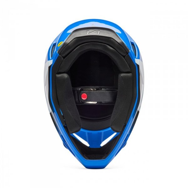 KASK MOTOCYKLOWY FOX V1 SHIELD BLUE XL