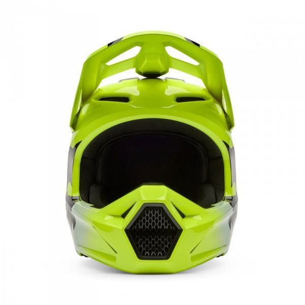 KASK MOTOCYKLOWY FOX V1 SHIELD FLUO YELLOW M