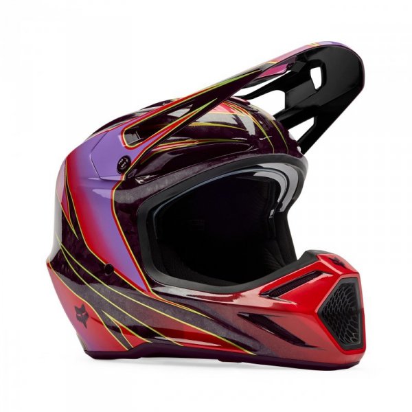 KASK MOTOCYKLOWY FOX V3 RS CANVAS RED S