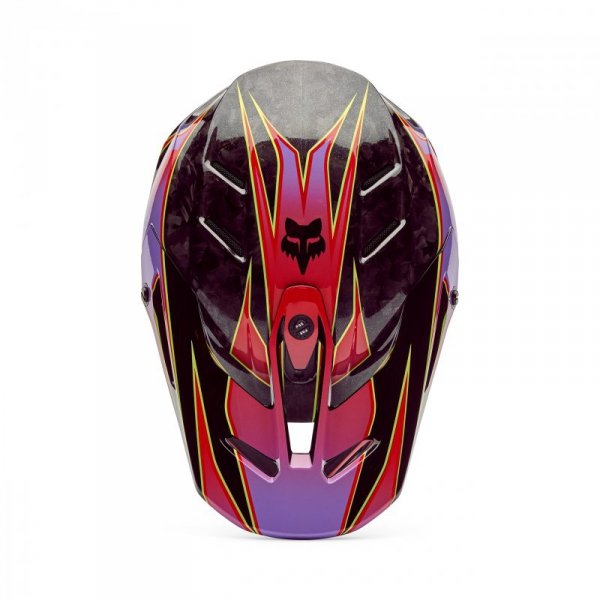 KASK MOTOCYKLOWY FOX V3 RS CANVAS RED M