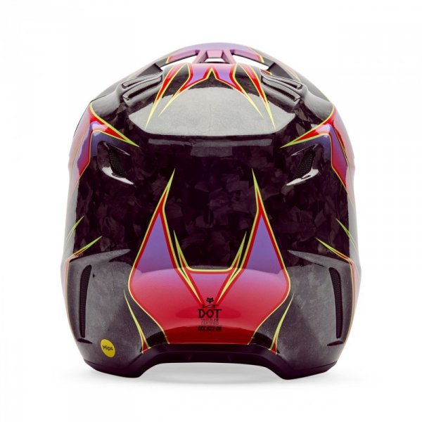 KASK MOTOCYKLOWY FOX V3 RS CANVAS RED M
