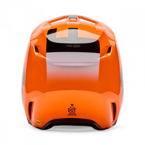 KASK MOTOCYKLOWY JUNIOR FOX V1 SHIELD FLUO ORANGE YL