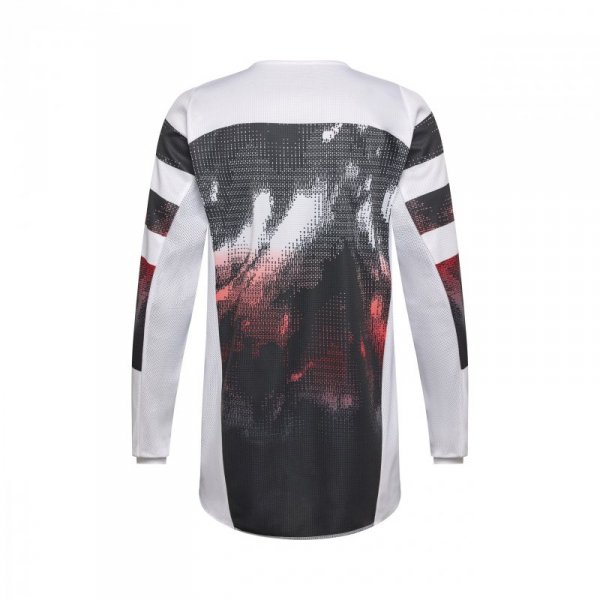 BLUZA MOTOCYKLOWA FOX 180 KAIROS WHITE FLUO RED XXL