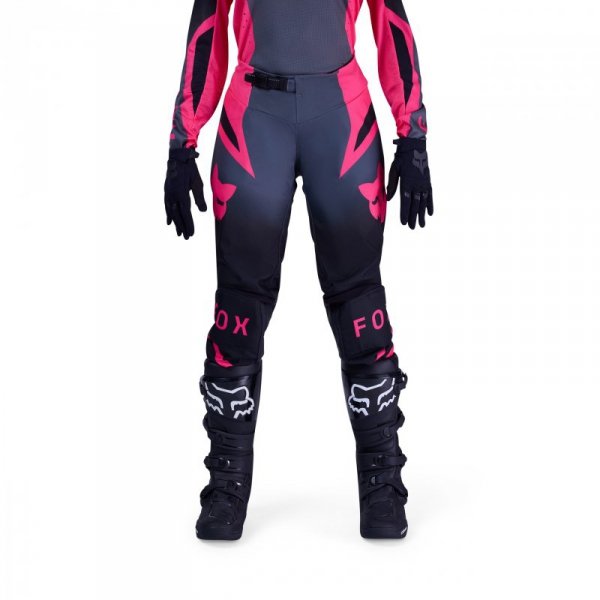 SPODNIE MOTOCYKLOWE DAMSKIE FOX 180 SHIELD BLACK PINK 12