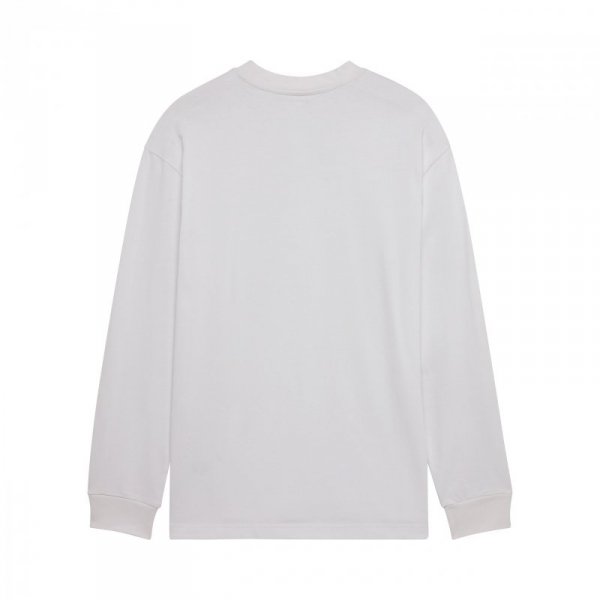 KOSZULKA Z DŁUGIM RĘKAWEM FOX WORDMARK OVERSIZED OPTIC WHITE M
