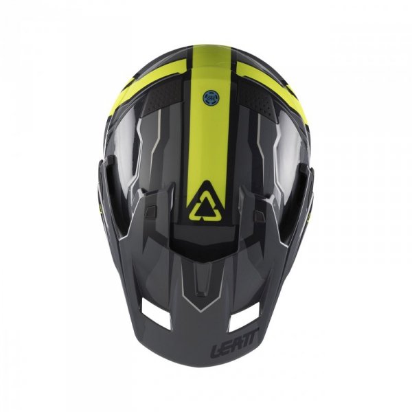 KASK MOTOCYKLOWY Z GOGLAMI LEATT ADV 7.5 HI-VIZ YELLOW XL