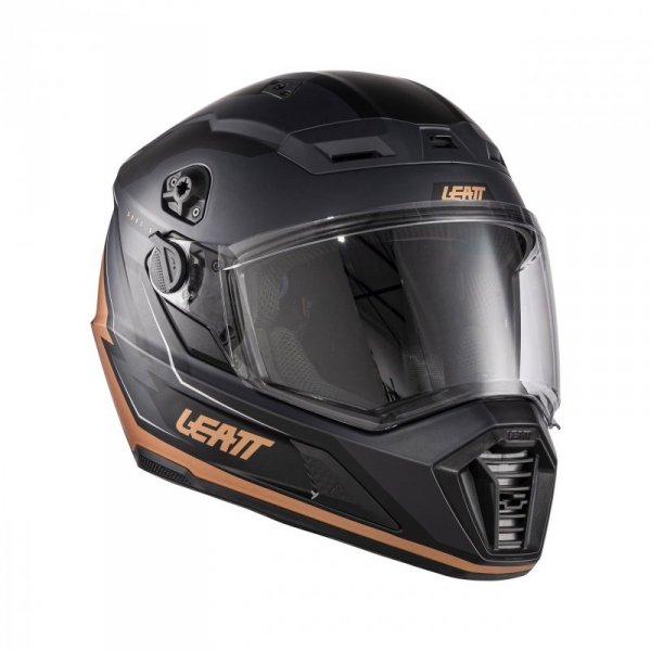 KASK MOTOCYKLOWY Z GOGLAMI LEATT ADV 7.5 BLACK BRONZE M