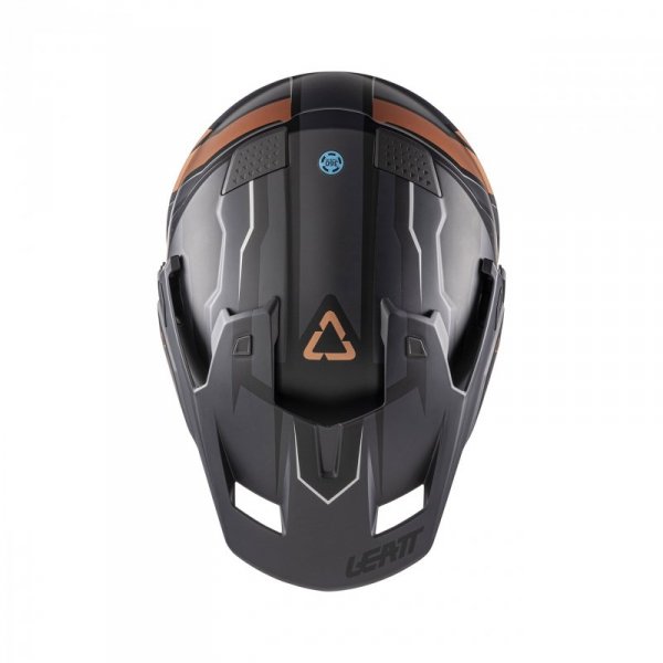 KASK MOTOCYKLOWY Z GOGLAMI LEATT ADV 7.5 BLACK BRONZE M