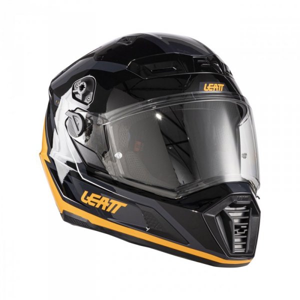 KASK MOTOCYKLOWY Z GOGLAMI LEATT ADV 7.5 BLACK ORANGE M