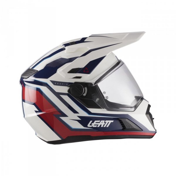 KASK MOTOCYKLOWY Z GOGLAMI LEATT ADV 7.5 ROYAL BLUE RED M