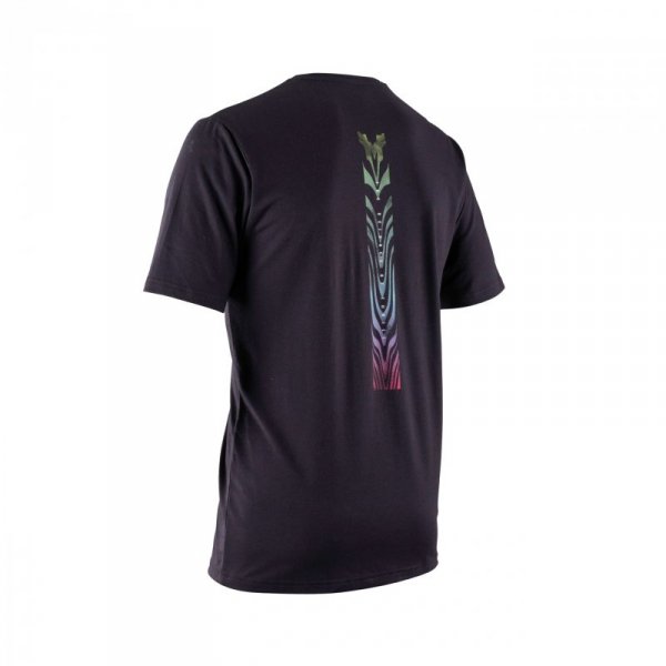 T-SHIRT LEATT CORE BLACK GREEN M