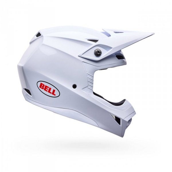 KASK MOTOCYKLOWY BELL MX-10 MIPS SOLID WHITE S