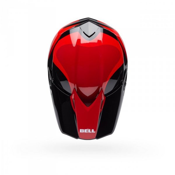 KASK MOTOCYKLOWY BELL MX-10 MIPS WAVE RED BLACK M