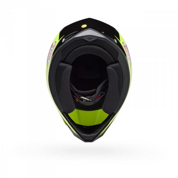 KASK MOTOCYKLOWY BELL MX-10 MIPS TALON YELLOW BLACK S