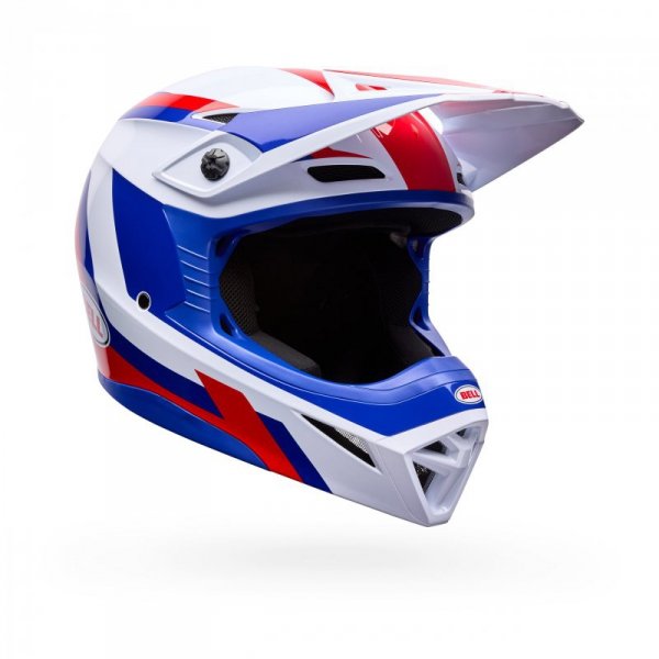 KASK MOTOCYKLOWY BELL MX-10 MIPS DYNO RED WHITE S
