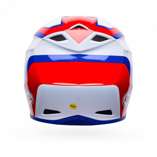 KASK MOTOCYKLOWY BELL MX-10 MIPS DYNO RED WHITE L