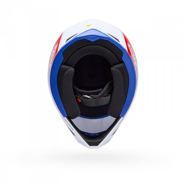 KASK MOTOCYKLOWY BELL MX-10 MIPS DYNO RED WHITE L
