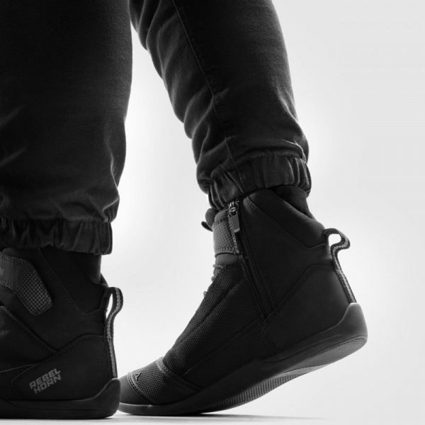 JEANSY MOTOCYKLOWE DAMSKIE REBELHORN FASTER BLACK 44/30 W44/30