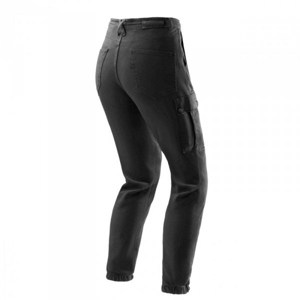 JEANSY MOTOCYKLOWE DAMSKIE REBELHORN FASTER BLACK 32/28 W32/28