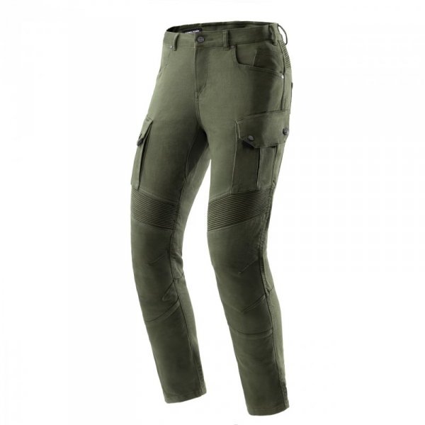 JEANSY MOTOCYKLOWE REBELHORN FASTER OLIVE GREEN 34/34