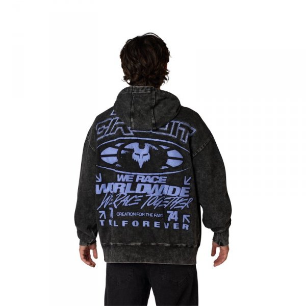 BLUZA Z KAPTUREM FOX PRO CIRCUIT FLEECE PO BLACK XL