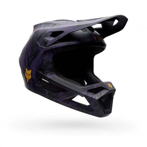 KASK ROWEROWY FOX RAMPAGE IMG PRINT PLUM L