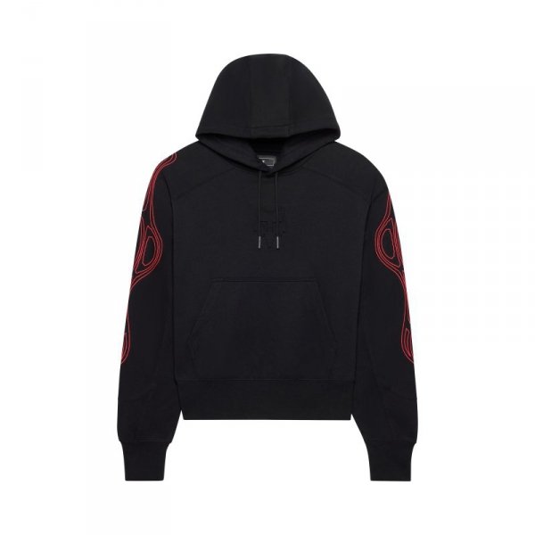 BLUZA Z KAPTUREM DAMSKA FOX VISION OVERSIZED FLEECE PO BLACK M