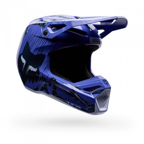 KASK MOTOCYKLOWY FOX V1 DIFFUSE SE PURPLE DOVE S