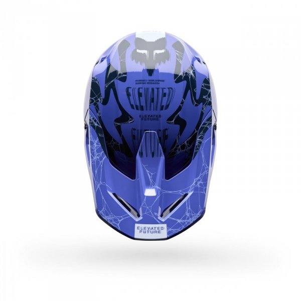 KASK MOTOCYKLOWY FOX V1 DIFFUSE SE PURPLE DOVE S