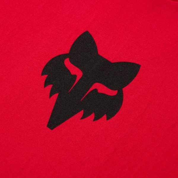 T-SHIRT FOX HEAD 195 ORIGINAL FLAME RED L