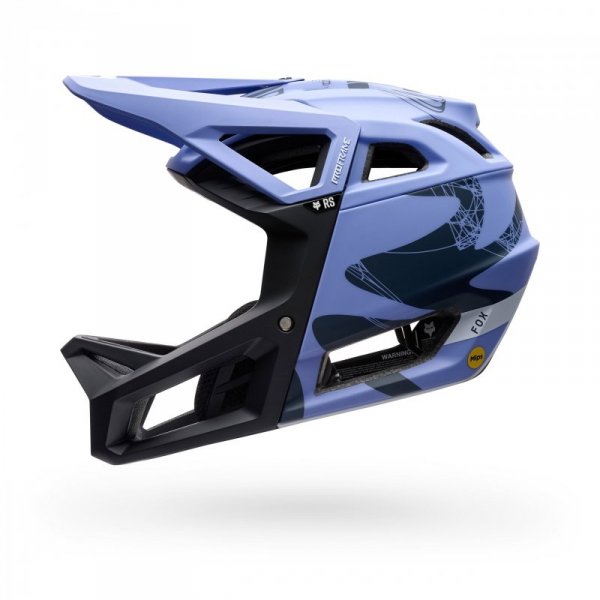 KASK ROWEROWY FOX PROFRAME RS DIFFUSE PURPLE DOVE M