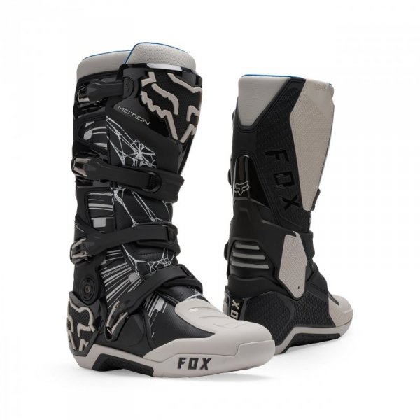 BUTY MOTOCYKLOWE FOX MOTION DIFFUSE SE BLACK GREY 11.5