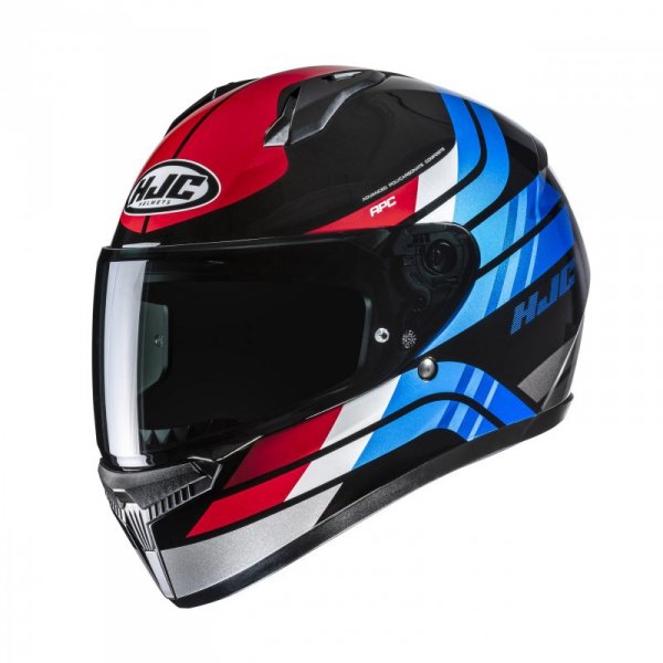KASK MOTOCYKLOWY HJC C10 HIPER BLACK RED L