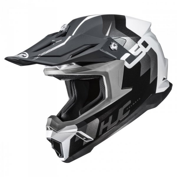 KASK MOTOCYKLOWY HJC C50 PRIMAL GREY BLACK S