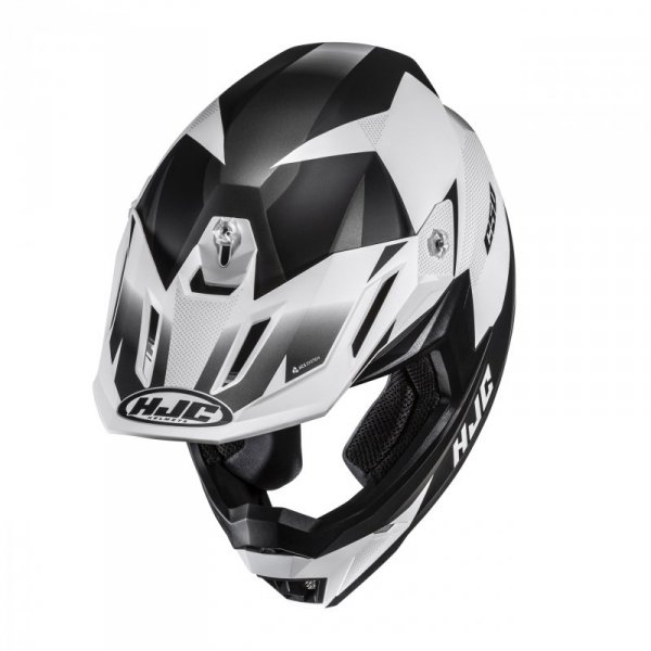 KASK MOTOCYKLOWY HJC C50 SLIDE WHITE BLACK XS
