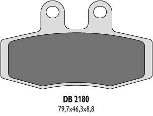 DELTA BRAKING klocki hamulcowe KTM '88-93 / MAICO '89-93