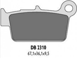 Delta Braking YAMAHA	125 YZ (03-07) klocki hamulcowe tył