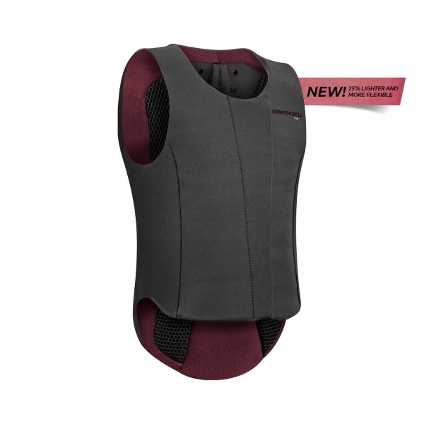 KOMPERDELL Kamizelka ochronna jeździecka Ballistic Champion Junior black-burgundy  rozm.152