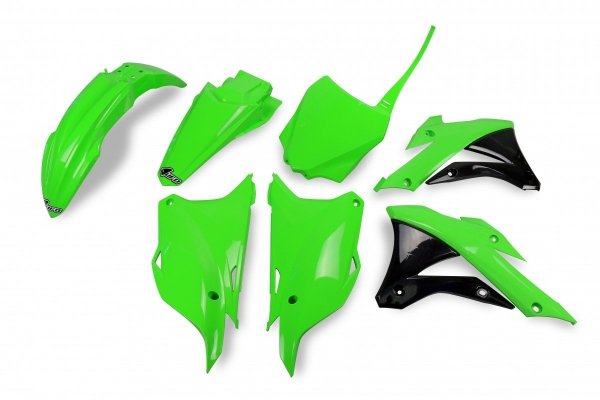 UFO KOMPLET PLASTIKÓW KAWASAKI KX 85 '14-'21 KOLOR OEM '20