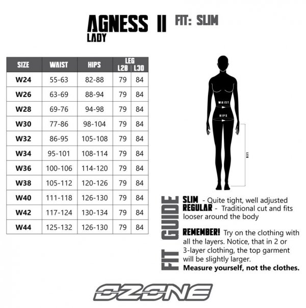 JEANSY MOTOCYKLOWE DAMSKIE OZONE AGNESS 2 BLUE 34/28 W34/28