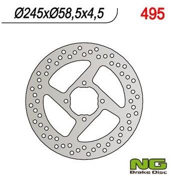 Tarcza hamulcowa tylna YAMAHA YFM 350 X WARIOR (92-04)