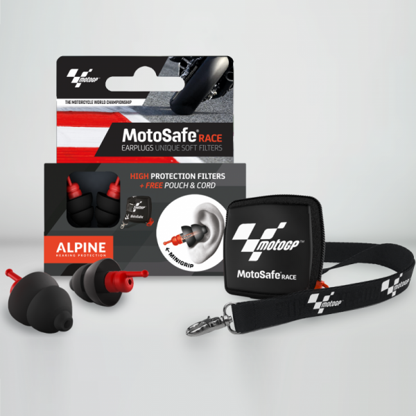 ALPINE zatyczki/stopery do uszu MotoSafe® Race – MotoGP™