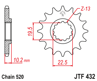  DID JT zestaw napędowy Suzuki RM 250 (99)