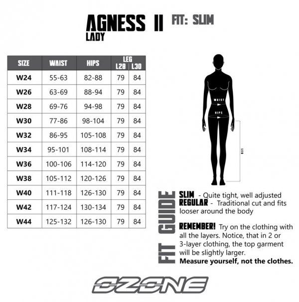 JEANSY MOTOCYKLOWE DAMSKIE OZONE AGNESS 2 BLUE 30/30 W30/30