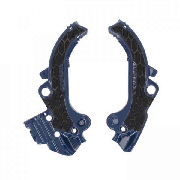 ACERBIS OSŁONY RAMY X-GRIP KTM SX 65 24-26, GAS GAS MC 65 24-26, HUSQVARNA TC 65 24-26 KOLOR NIEBIESKI / CZARNY