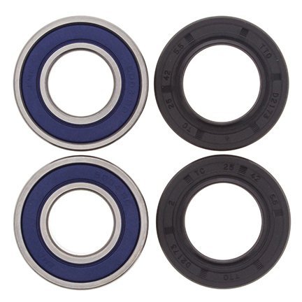 ALL BALLS ŁOŻYSKA KOŁA PRZEDNIEGO Z USZCZELNIACZAMI KAWASAKI Z750 04-06 TYLNEGO KX 125/250 86-96, KDX 200 89-06, KDX 250 91-94