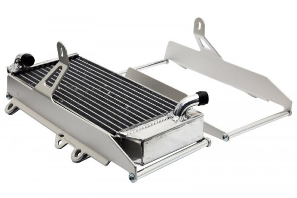 CROSSPRO WYPRZEDAŻ OSŁONY CHŁODNIC ALUMINIOWE MODEL LIGHT: BETA RR 2T 250/300 20-23, RR 4T 350-480 20-22 KOLOR SREBRNY ANODOWANY